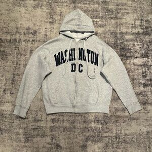 Gray Washington DC Hoodie
